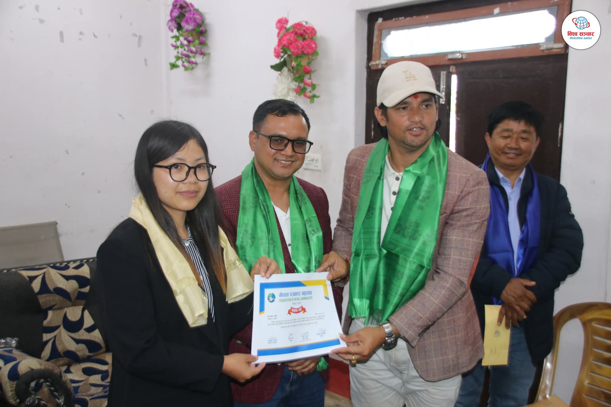 पाँचथरमा समाचार वाचन प्रतियोगिताको विजेता इवारा जबेगू